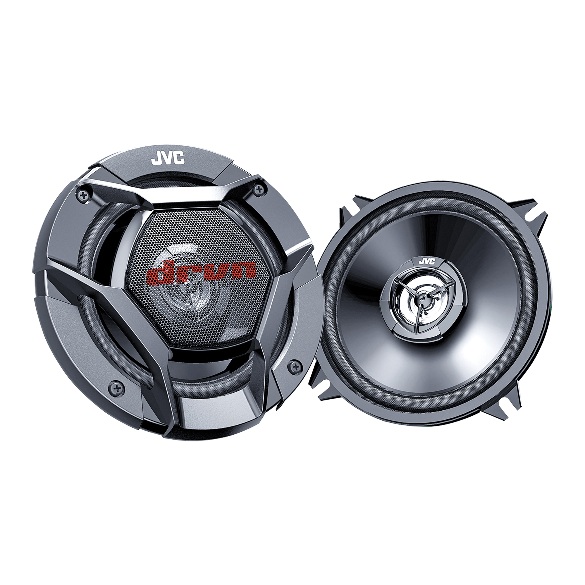 JVC DRVN DR Series Shallow-Mount Coaxial Speakers — 5.25in., 260W Max, 2-Way, Black, 2 Pcs, Model# JVCCSDR521